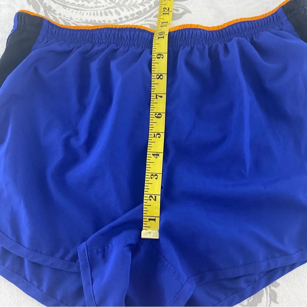 Brooks Running Shorts‎ Womens Large Blue Lined Lightweight Athletic